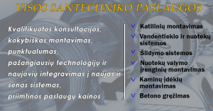 Santechnikas Marijampolėje